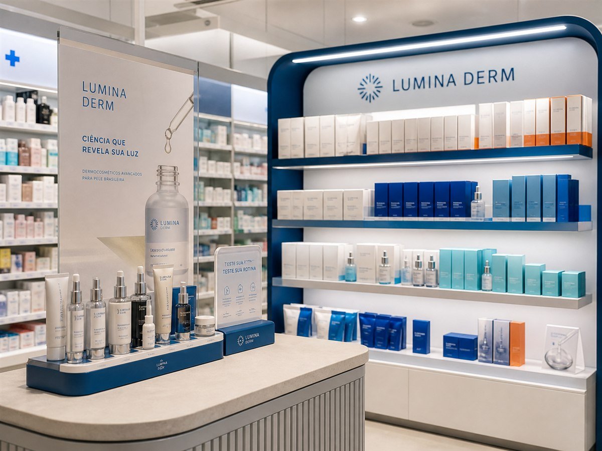 Estudo conceitual de comunicação de ponto de venda para dermocosméticos